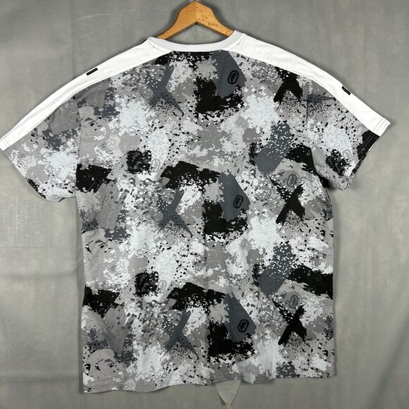 Ecko Unltd Graphic T Shirt Mens XXL Gray Camo Spray Paint Streetwear NWT - Picture 7 of 9